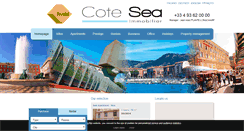 Desktop Screenshot of cotesea.com